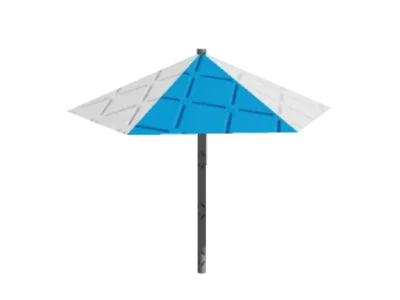 Blue Beach Umbrella