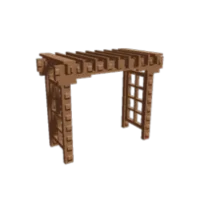 Large Wood Arbour