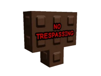 No Trespassing Sign