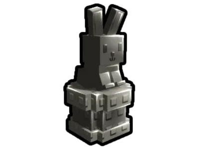 Stone Bunny Statue