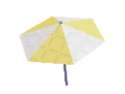 Yellow Beach Umbrella